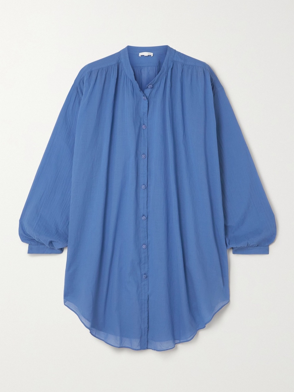 Skin Brea Oversized Cotton-Voile Kaftan Blue size 2 Lightweight Flowy Ethereal M